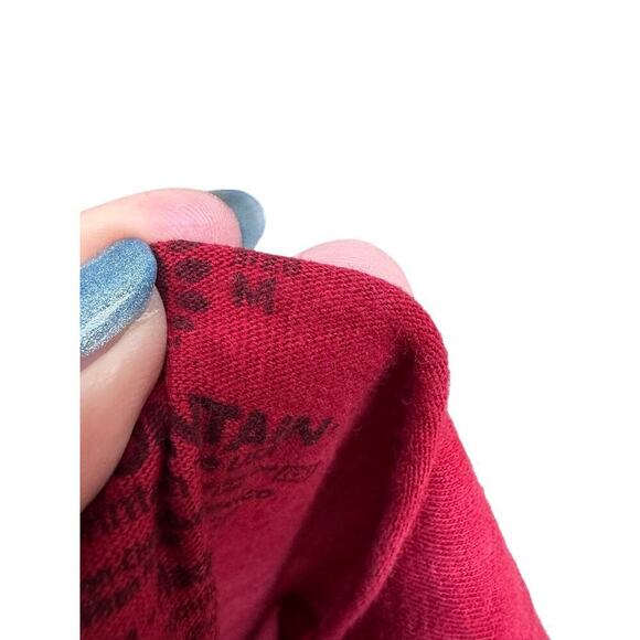 The Mountain Adult Med Teen Mosaic Cat Tie Dye Tank Top Unisex  Red color - Picture 5 of 6